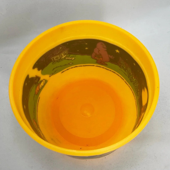 Vintage 90s Mcdonalds Halloween Spooky Trick or Treat Kids Plastic Bucket Bowl - Picture 3 of 3